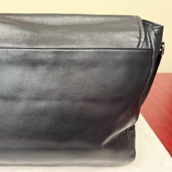 Prada Traclla Soft Calf Black Messenger Bag - Picture 8 of 10